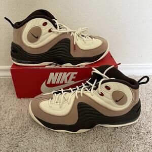 Nike Air Penny 2 Coconut Milk Baroque Brow Sneakers FB8885-100 Men Size 11.5 New